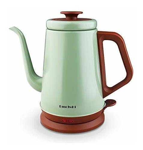 Tetera Electrica Acero Inoxidable Capacidad 1 L Color Verde