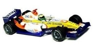 Imagen 1 de 4 de Renault F1, 2007 #3 G Fisichella Pista Scalextric,1/32 Escal
