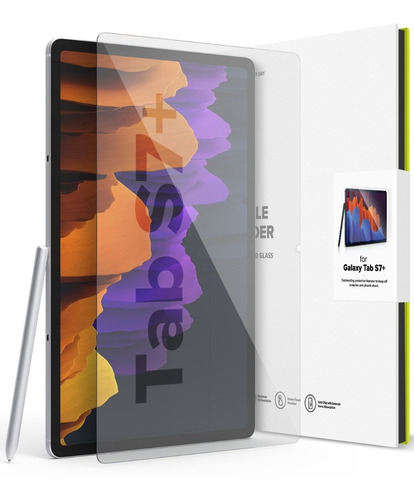 Imagen 1 de 10 de Vidrio Templado Ringke Samsung Tab S7 Plus Gorilla Glass