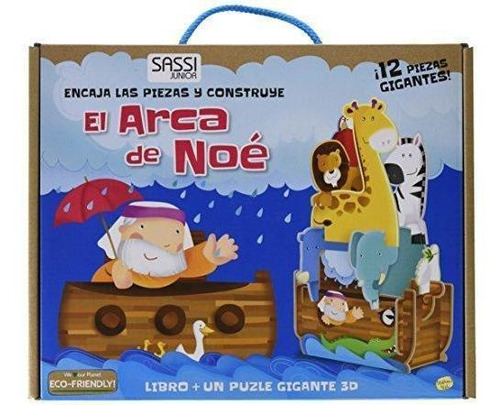 Encaja Las Piezas Y Construye El Arca De Noe - Caja Puzle-eq