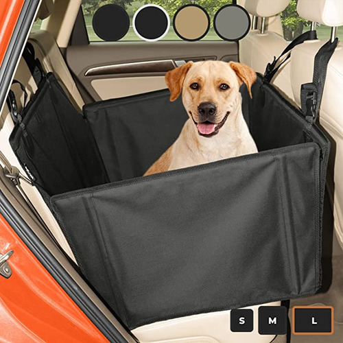 Asiento De Auto Para Perros  Talle L Extraible Color Negro