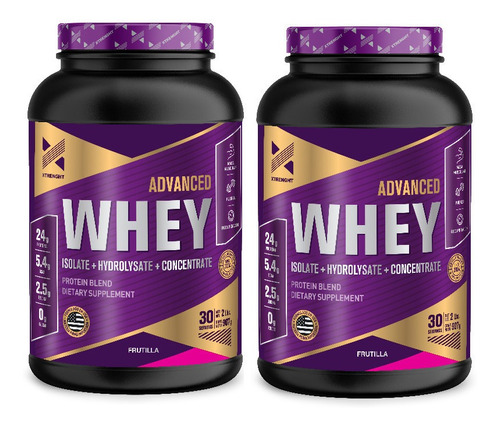 Combo 2 Unidades Advance Whey Protein Xtrenght