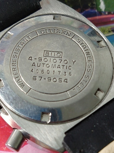Citizen Monaco Antigo Cronogrfo Ref 67 9054 Cal 8110a (Usado)