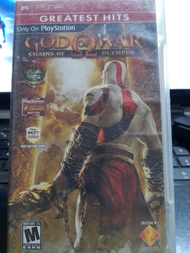 God Of War, Chains Of Olympus, Para Psp Playstation.