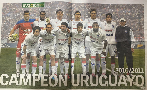 Nacional Campeón Uruguayo 2011, Fútbol Poster Ovación Ez4 V1