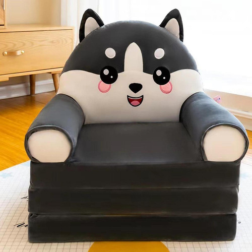 Sofá Cama Plegable De Peluche Con Forma De Animal De