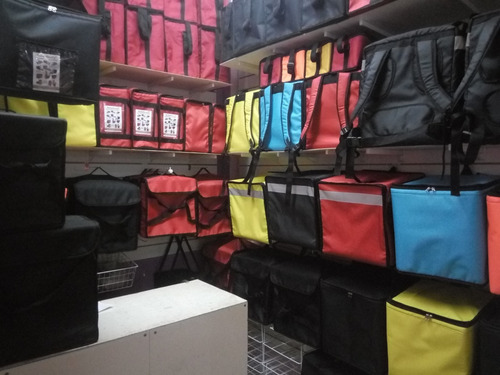 Bolso Mochila Termica Delivery P/9 Cajas De Pizza -termofood
