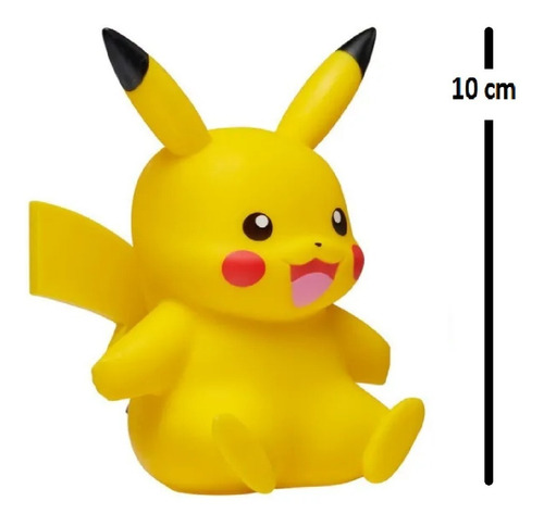 Imagen 3 de 5 de Pokemon Battle Ready Figura Vinilo Pikachu Playking