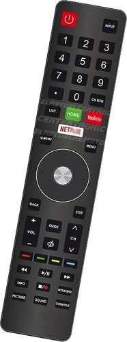 Control Remoto Smart Tv Para Telefunken Tk4322fk5 Smart Tv