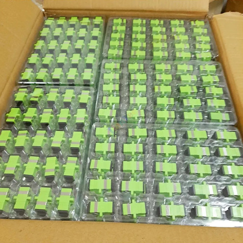 Acoplador Sc/apc (150 Pzas) Nuevas Para Fibra Optica (Usado)