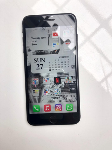 iPhone 7 Plus- Negro Mate- 128gb- 10/10