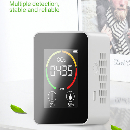 Monitor Analisador De Qualidade Do Ar Intelligent Co2 Indoor