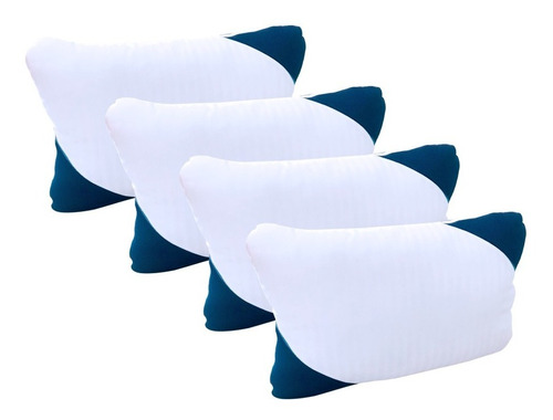 Combo Almohada Befreshx4und + 4forros Protectores - Desknza