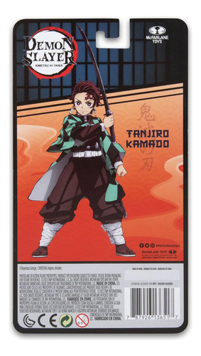 Mcfarlane Figura Accion Demon Slayer - Tanjiro Kamado 5 In