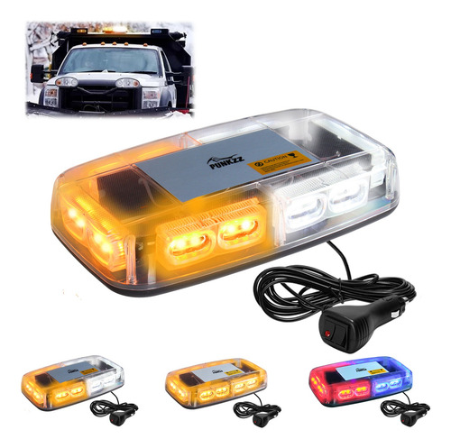 Luces Torreta Estrobo Codigo Leds Cob Policia Emergencia