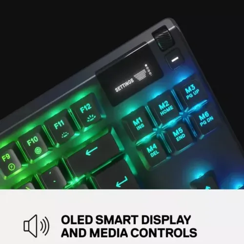 Teclado Mecanico 80% Tkl Smart Display Steelseries Apex 7 Us