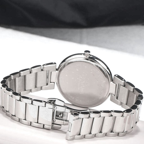 Reloj Grovana Florence Elegance 4556.1132 Zafiro Original Plateado Plateado Plateado