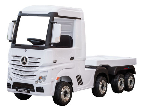 Caminhão Elétrico Mercedes Actros Com Carreta E Roda Eva