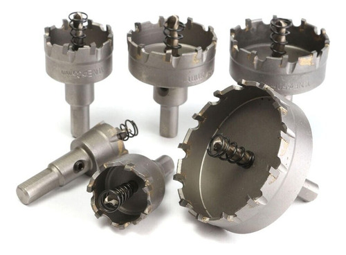 13 Brocas Copa Sierra Hss De Carburo Para 16-53mm