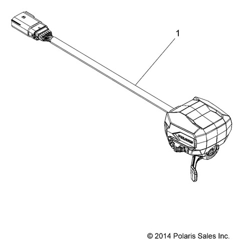 Polaris Conjunto Control Acelerador Atv Pieza Original Oem 1