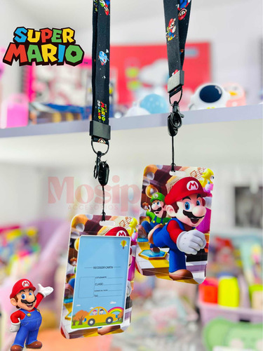 Porta Carnet Mario Bros