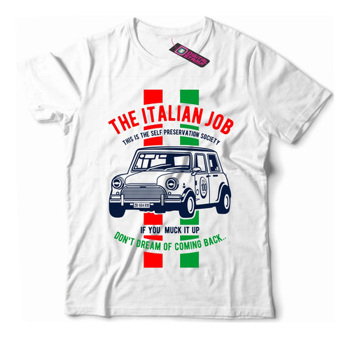 Remera The Italian Job Rockabilly Garage T184 Dtg Premium