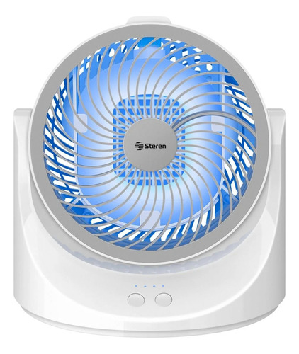 Pack 2 Pz Ventilador Con Enfriador De Aire Escritorio Cantidad De Aspas 3 Estructura Blanco Aspas Blanco Diámetro 19 Cm Material De Las Aspas Plástico