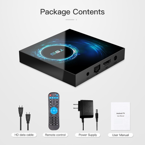 Imagen 3 de 10 de T95 Android 10.0 Smart Tv Box Allwinner H616 Quad-core 64