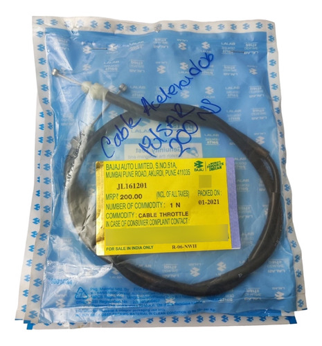 Cable Acelerador Pulsar 200 Ns Bajaj