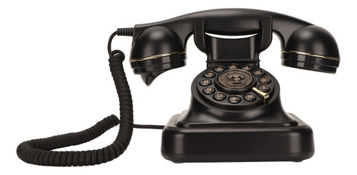 Qw1 Botón De Disco Antiguo Antiguo Para Teléfono Fijo Retro