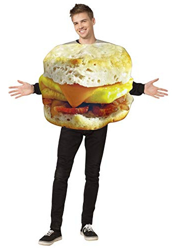 Costume Sandwich Desayuno Real Para Adultos