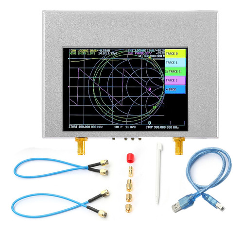 50khz-4ghz Analizador De Red Vectorial 4 Pulgadas Tft Onda