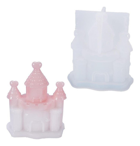 Molde De Castillo De Silicona Molde Artesanal De Diy Moldes