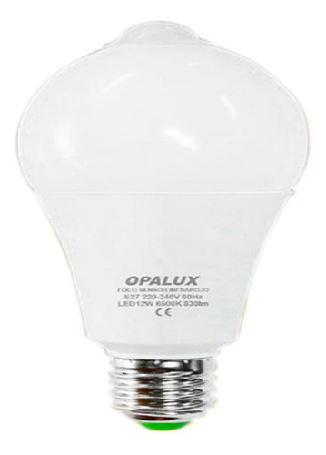 Foco Led 12w Con Sensor De Movimiento St-461b Opalux