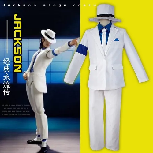 Traje de michael jackson blanco hotsell
