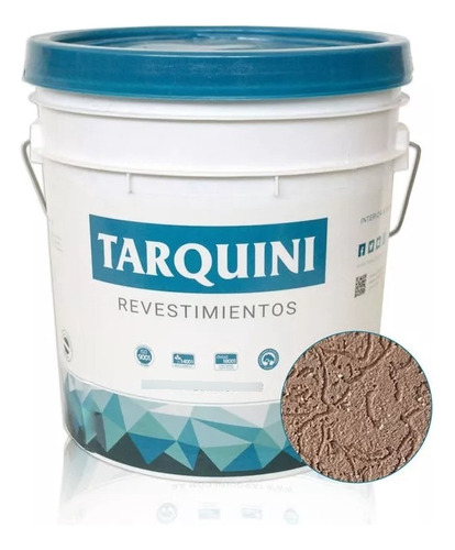 Revestimiento Acrilico Tarquini Raya2 Fino 20kg Chocolate