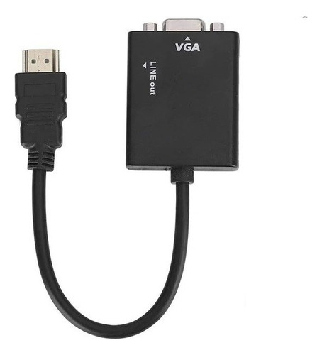 Adaptador Hdmi A Vga 1080p Full Hd Conversor Digital