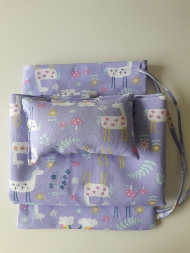 Lonas Playeras O Materas Con Almohadita Y Bolso Contenedor