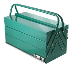 Comprar Caixa Sanfonada Metálica Com 5 Gavetas Sata St95104asc Cor Verde no Mercado Livre