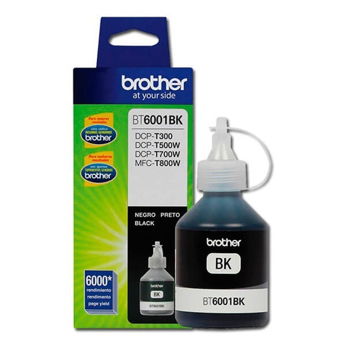 Tinta Brother Original Bt6001 Black Nueva