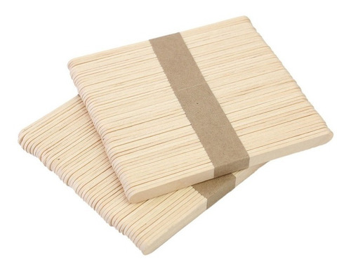 Imagen 1 de 3 de Paletas De Madera Para Helados / Paquete De Mil Unidades