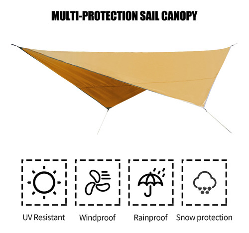 Imagen 2 de 6 de Toldo Impermeable Para La Lluvia, Toldo De Vela, Toldo De Lo
