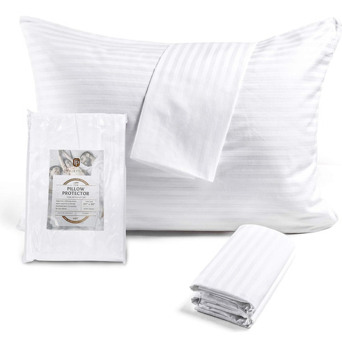 Fairpeak Protectores De Almohada Con Cremallera Tamano King,