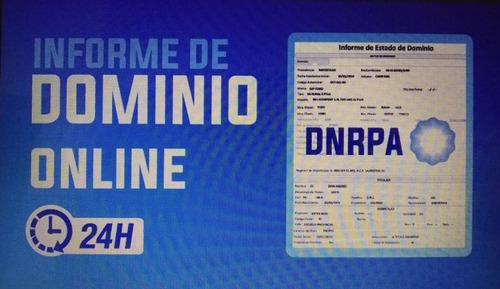 Informe De Dominio Automotor - 24/48 Hs.