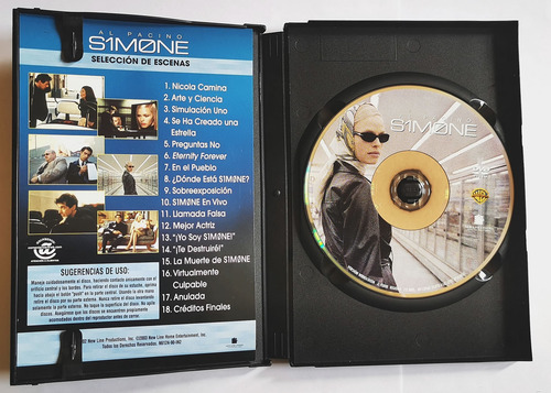 Dvd Película Simone, Al Pacino, Rachel Roberts (Usado)