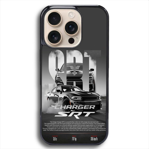 Funda Antigolpes Para Iphone Y Otros Charger Hellcat No.1 Negro Iphone 14 Plus