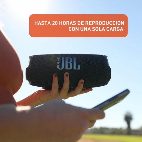 Parlante Portátil Jbl charge5 Bluetooth Bateria Integrada Color Azul
