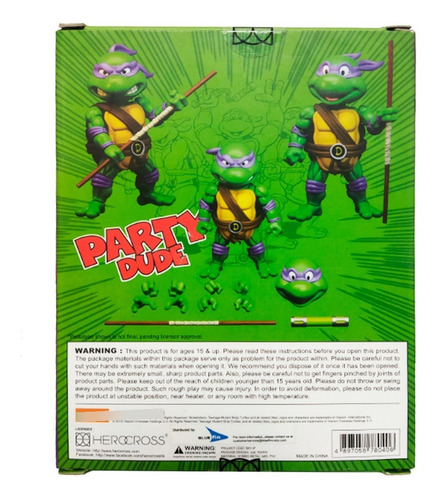Tortugas Ninja Donatello Hybrid Metal Año 2016 Original !!