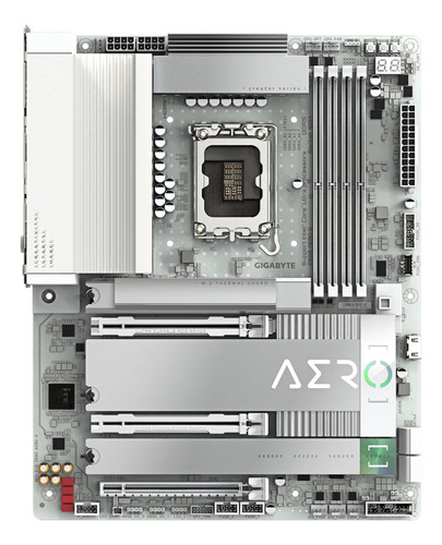 Tarjeta Madre Gigabyte Z890 Aero G, Atx, Lga 1851 256gb Ddr5 Color Gris