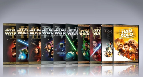 Star Wars Saga Completa Pack 10 Películas Colección En Dvd